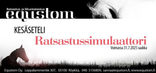 Kesäseteli ratsastussimulaattori